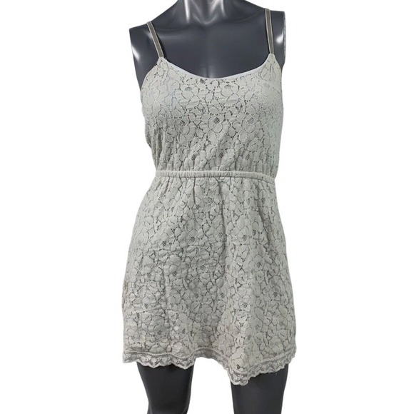 Poetry Dresses & Skirts - Poetry Cream‎ White Floral Lace Mini Dress size Small Babydoll Cottagecore Fairy